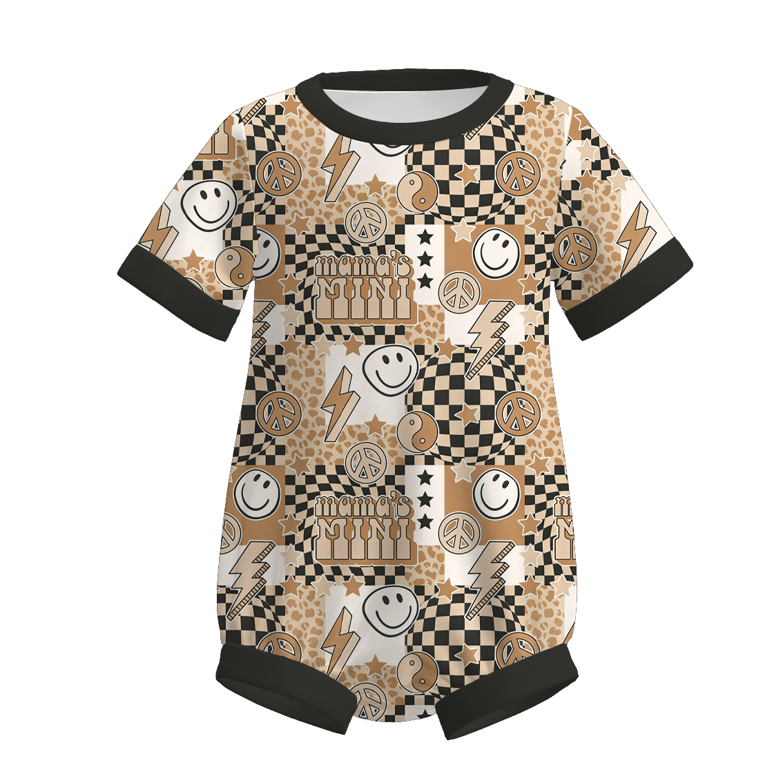 (Pre Order)Brothers Mother's Day Print Set,Top&Romper