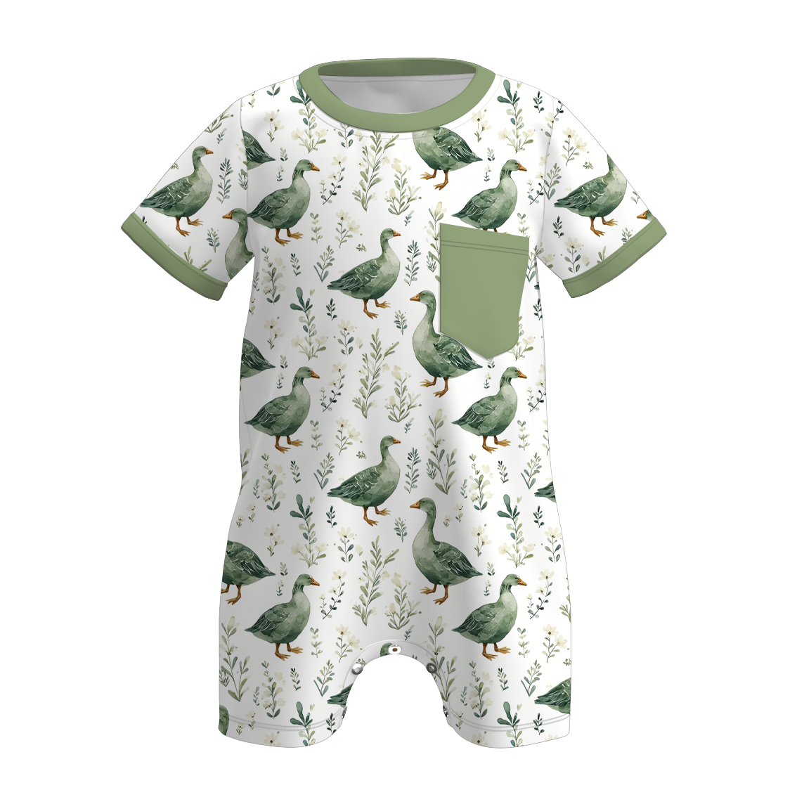 (Pre Order+Prepack Zone)Brothers Fall Camping Print Outfit Set&Romper