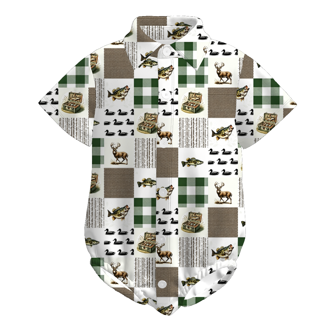 (Pre Order)Family Fall Animal Print Shirt&Romper