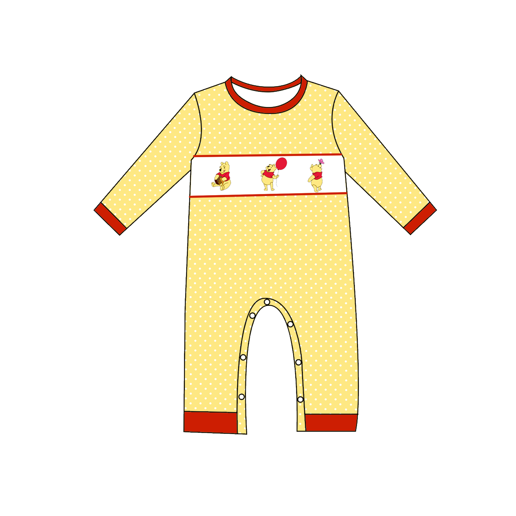 (Weekly Pre-Order)Siblings Cartoon Embroidery Smocked Set&Romper(Ends Wednesday)