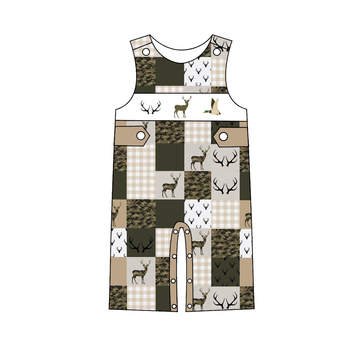 (Weekly Pre-Order)Siblings Hunting Embroidery Smocked Dress,Set&Romper(Ends 10.18)