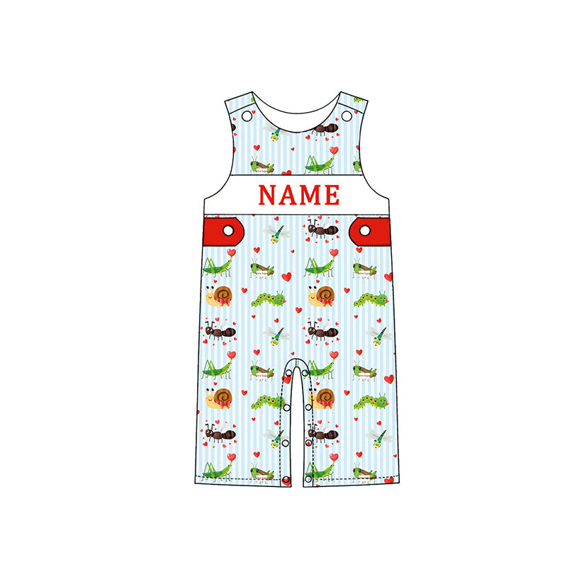 (Pre Order)Brothers Valentine's Day Embroidery Smocked Set&Romper