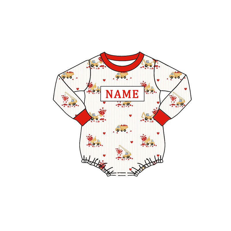 (Pre Order)Brothers Valentine's Day Embroidery Smocked Set&Romper