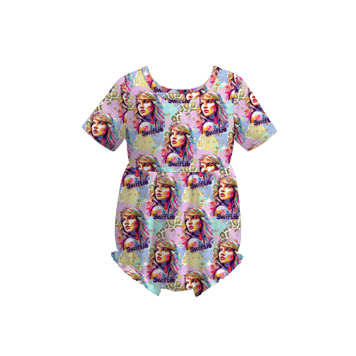 (Pre Order)Baby Grils Summer TS Print Romper