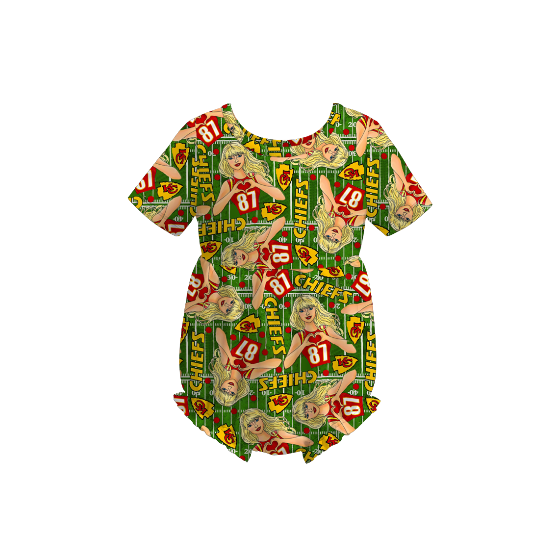 (Pre Order)Baby Grils Summer TS Print Romper