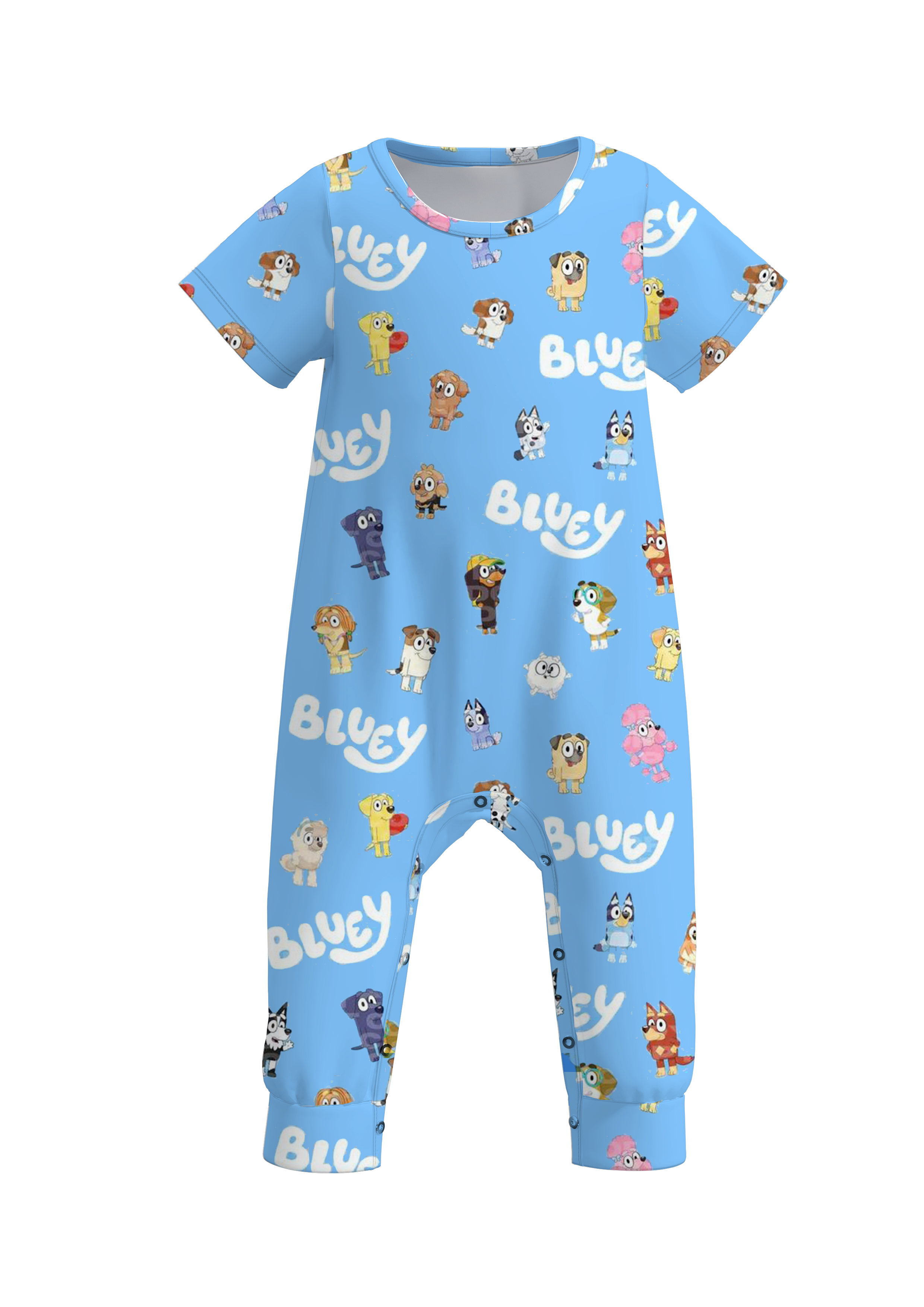 (Pre Order)Baby Girls Cute Cartoon Print Romper
