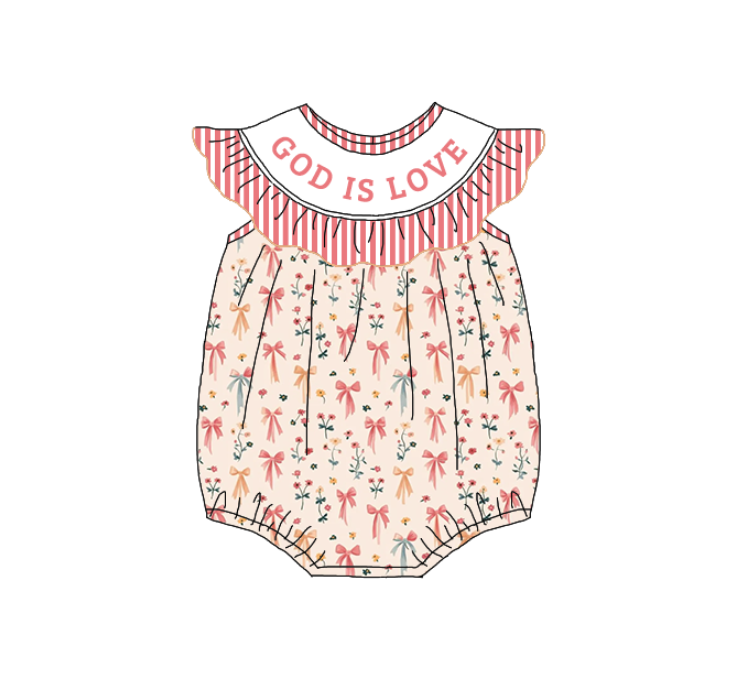 (Pre Order)Mommy and Me Spring & Summer Embroidery Smocked Dress and Romper