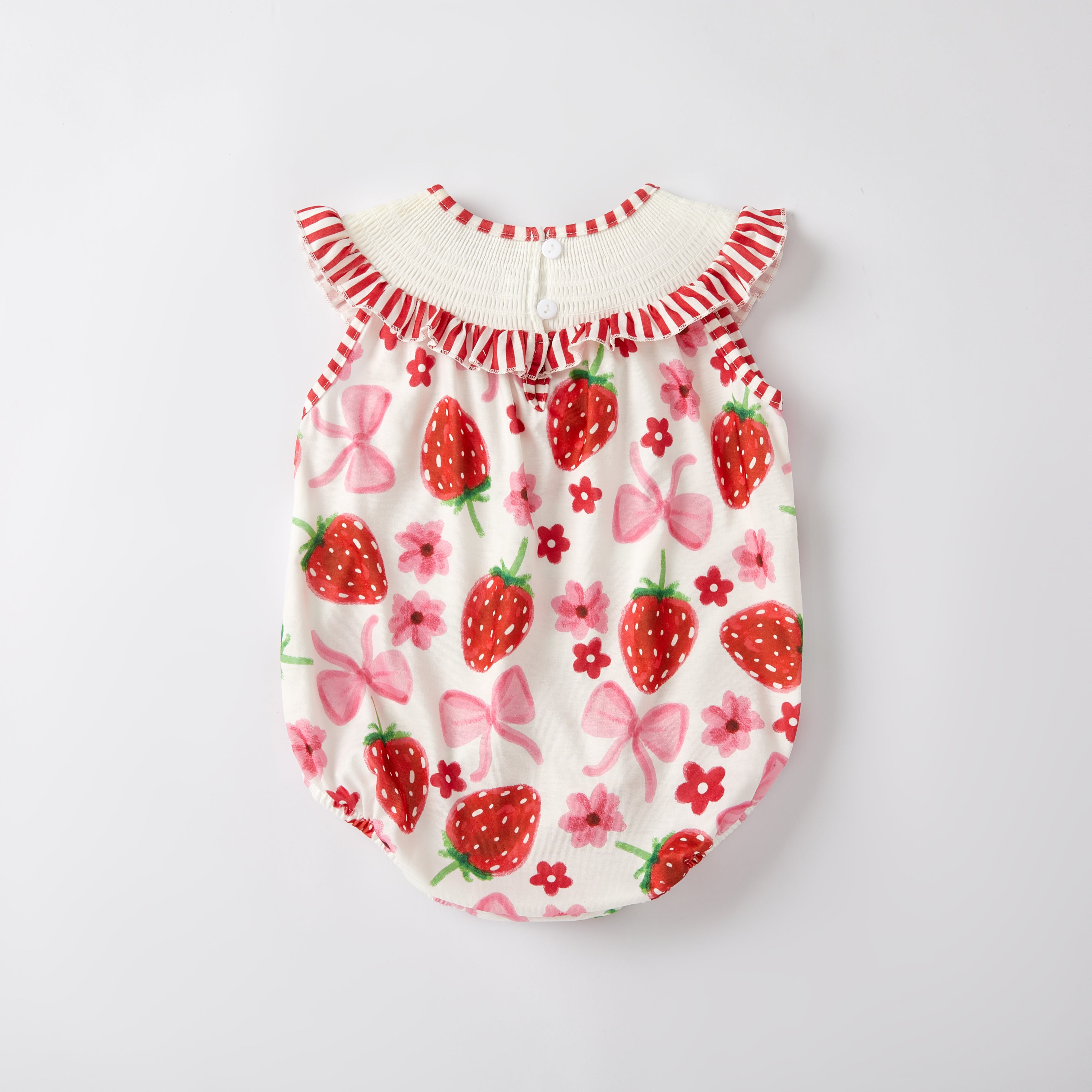 (Pre Order)Sisters Spring and Summer BERRY SWEET Embroidery Smocked Dress&Romper