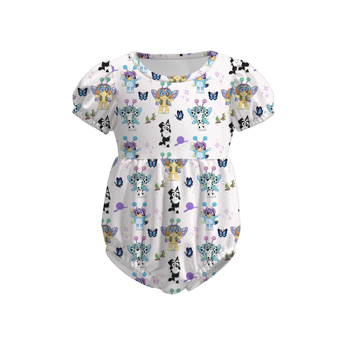 (Pre Order)Toddler Girls Spring and Summer Strawberry&Cartoon Print Romper