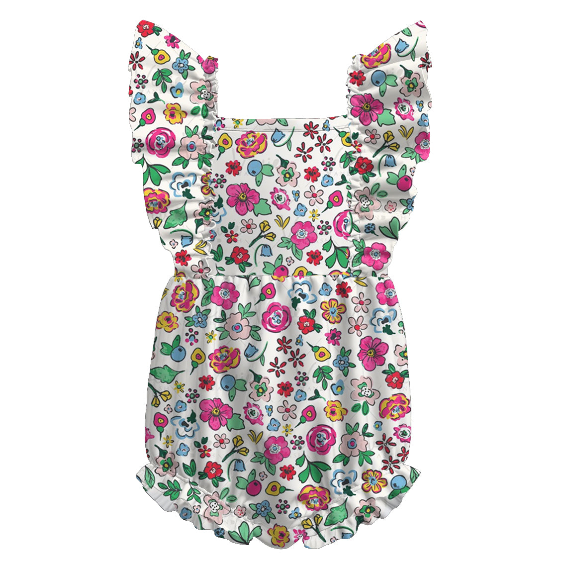 (Pre Order)Mommy and Me Spring&Summer Floral Print Dress,Romper