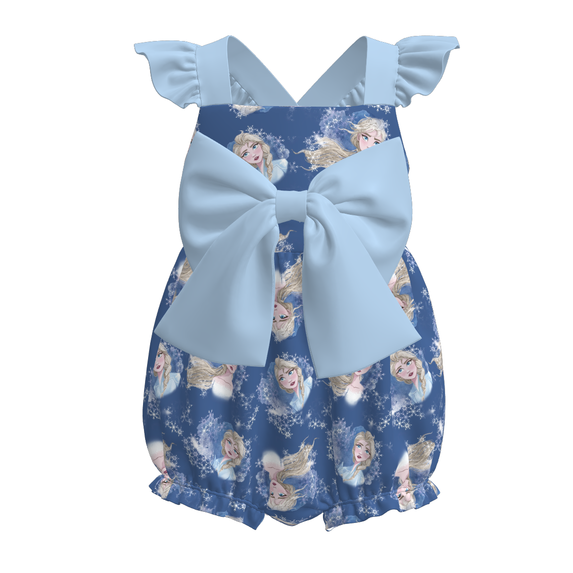 (Pre Order)Sisters Spring and Summer Cartoon Print Dress&Romper
