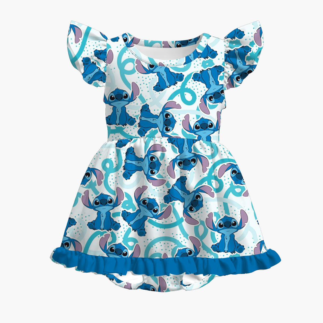 (Pre Order)Sibling Spring and Summer Cartoon Print Dress,Set,Romper&Top