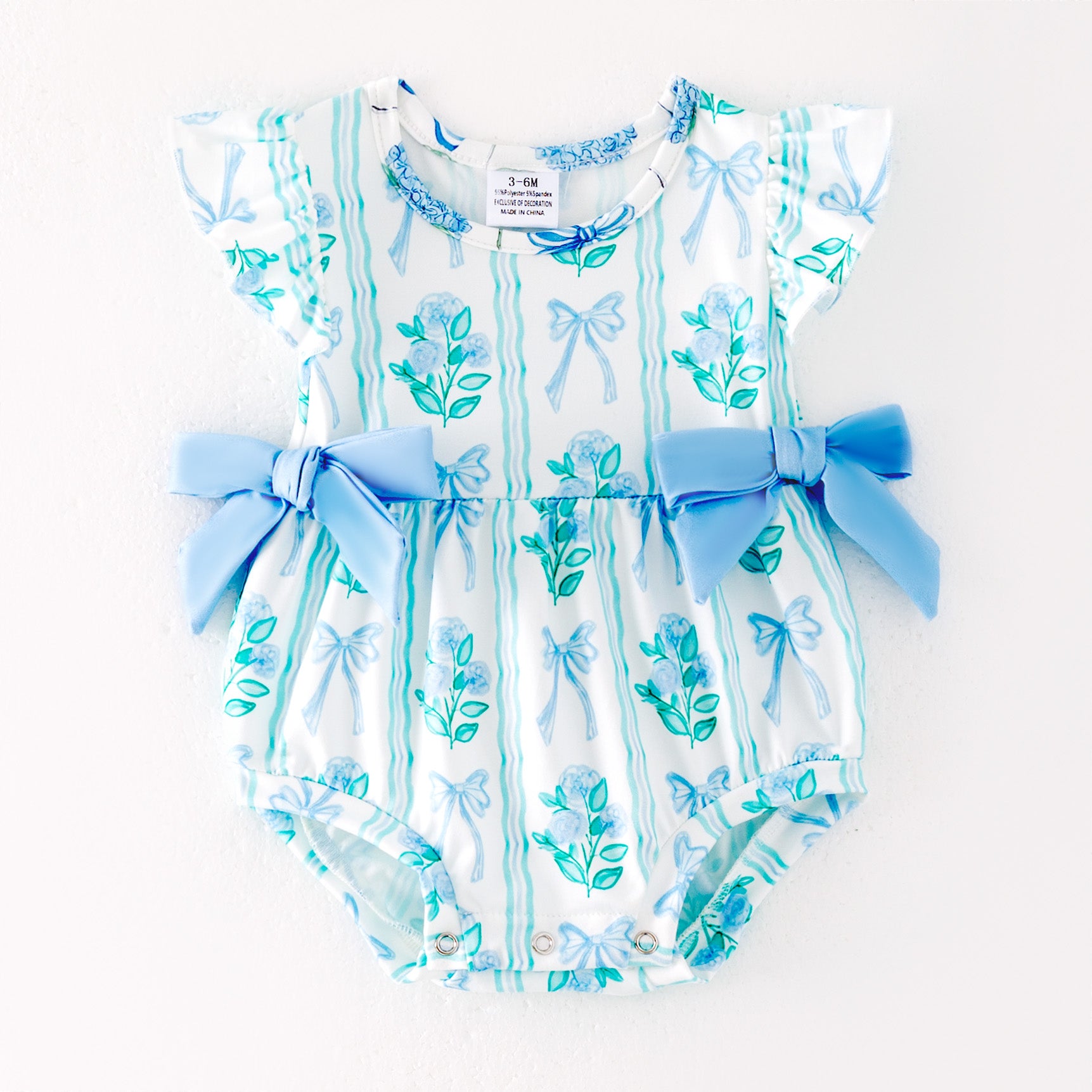 (Pre Order)Sisters Spring and Summer Floral Print Skorts Set&Romper