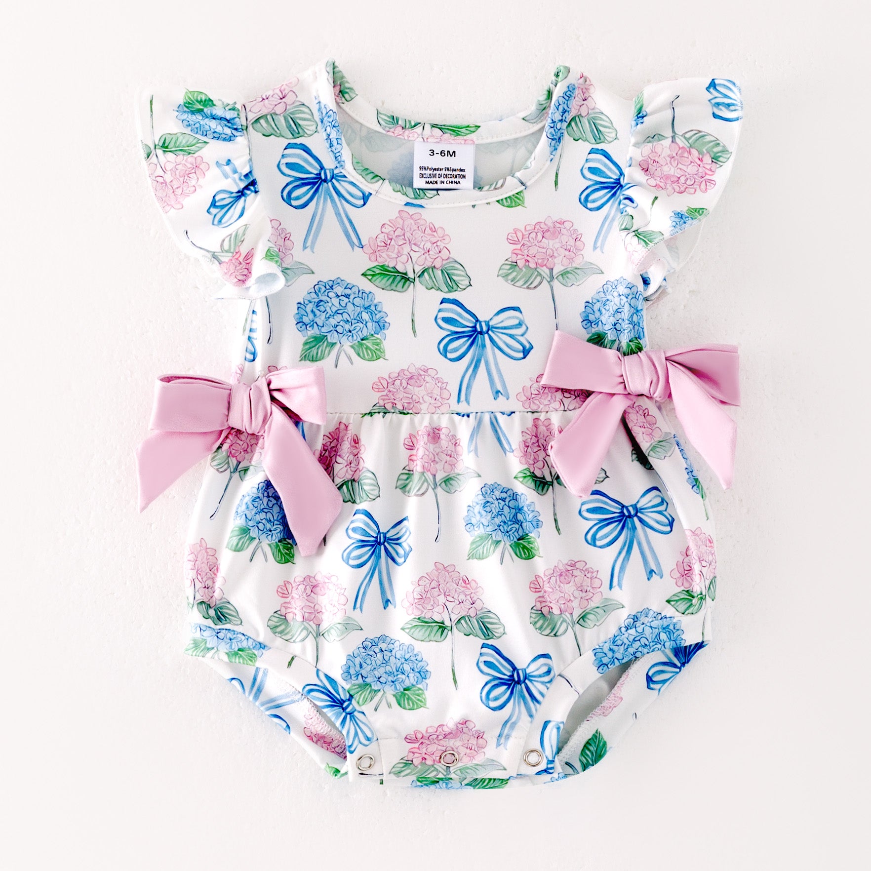 (Pre Order)Sisters Spring and Summer Floral Print Skorts Set&Romper