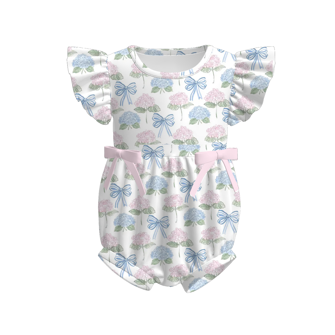 (Pre Order)Sisters Spring and Summer Floral Print Skorts Set&Romper