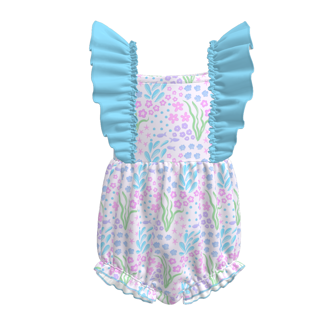 (Pre Order)Sisters Spring and Summer Bow Print Dress&Romper