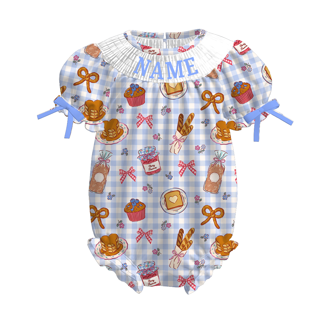 (Pre Order)Sisters Fall Embroidery Smocked Dress&Romper