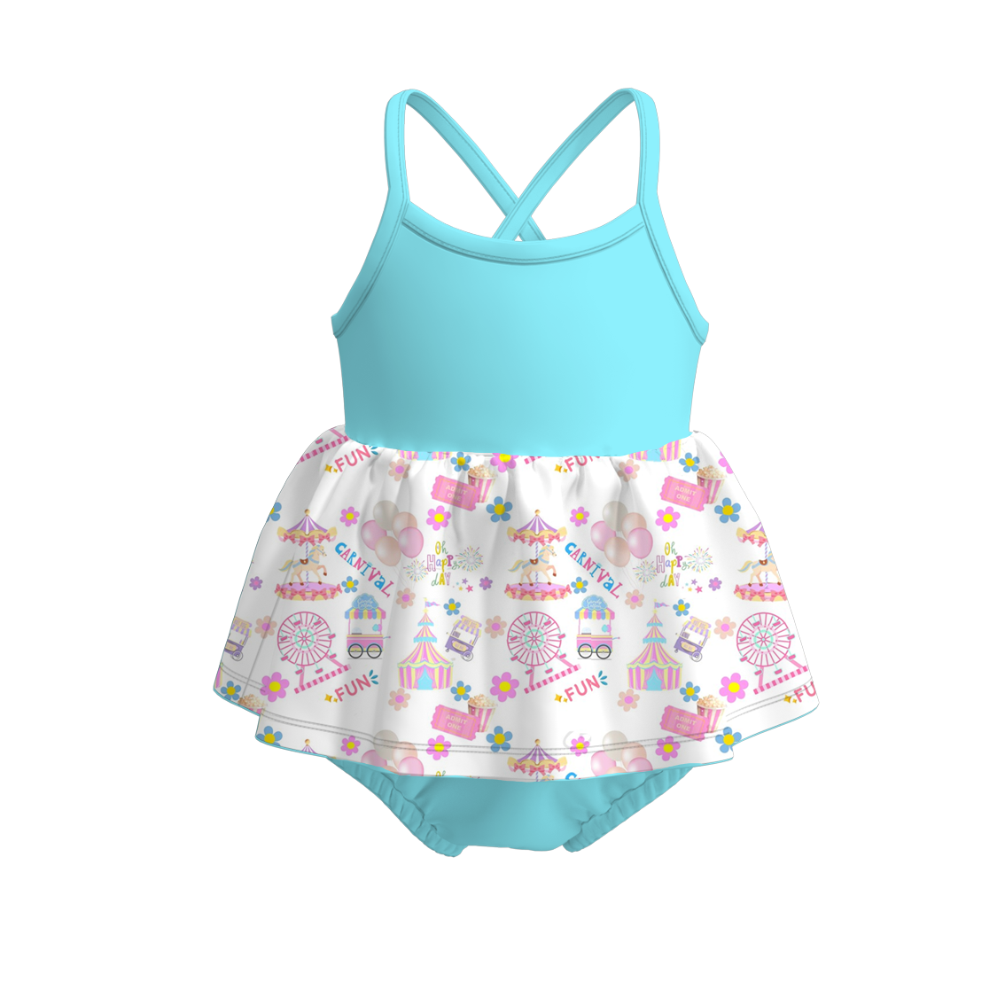 (Pre Order)Family Spring&Summer Print Dress,Set&Romper
