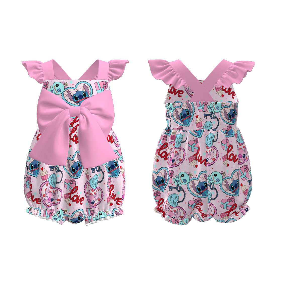 (Pre Order)Sisters Spring and Summer Embroidery Smocked Dress&Romper
