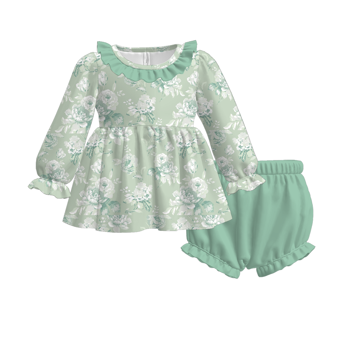 (Pre Order)Family Fall Floral Print Dress,Set&Romper