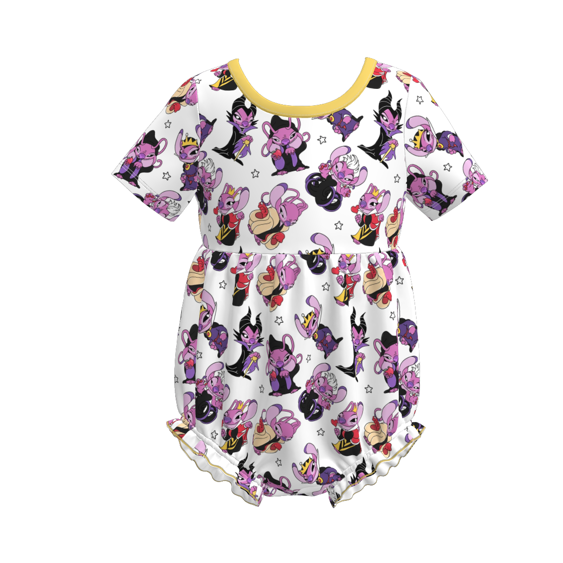 (Pre Order)Family Halloween Cartoon Print Dress,Set&Romper
