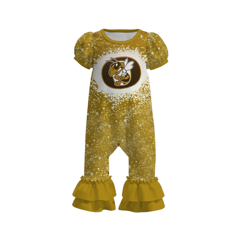 (Pre Order)Family Football Team Print Outfit Set&Romper