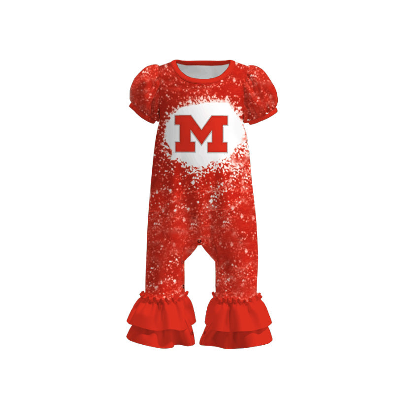 (Pre Order)Family Football Team Print Outfit Set&Romper