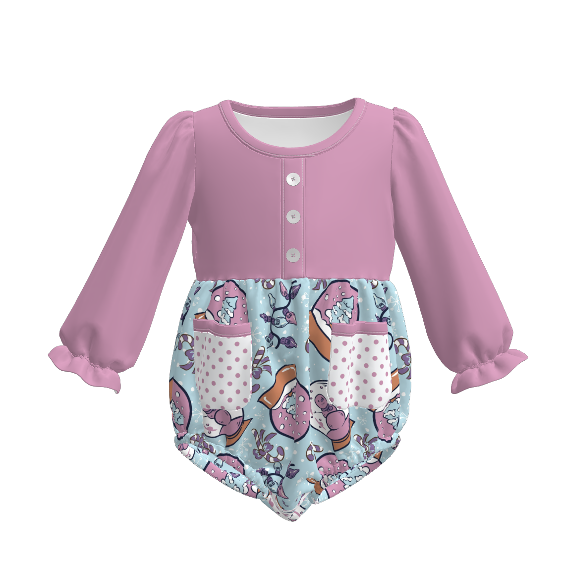 (Pre Order)Sisters Christmas Print Dress,Set&Romper