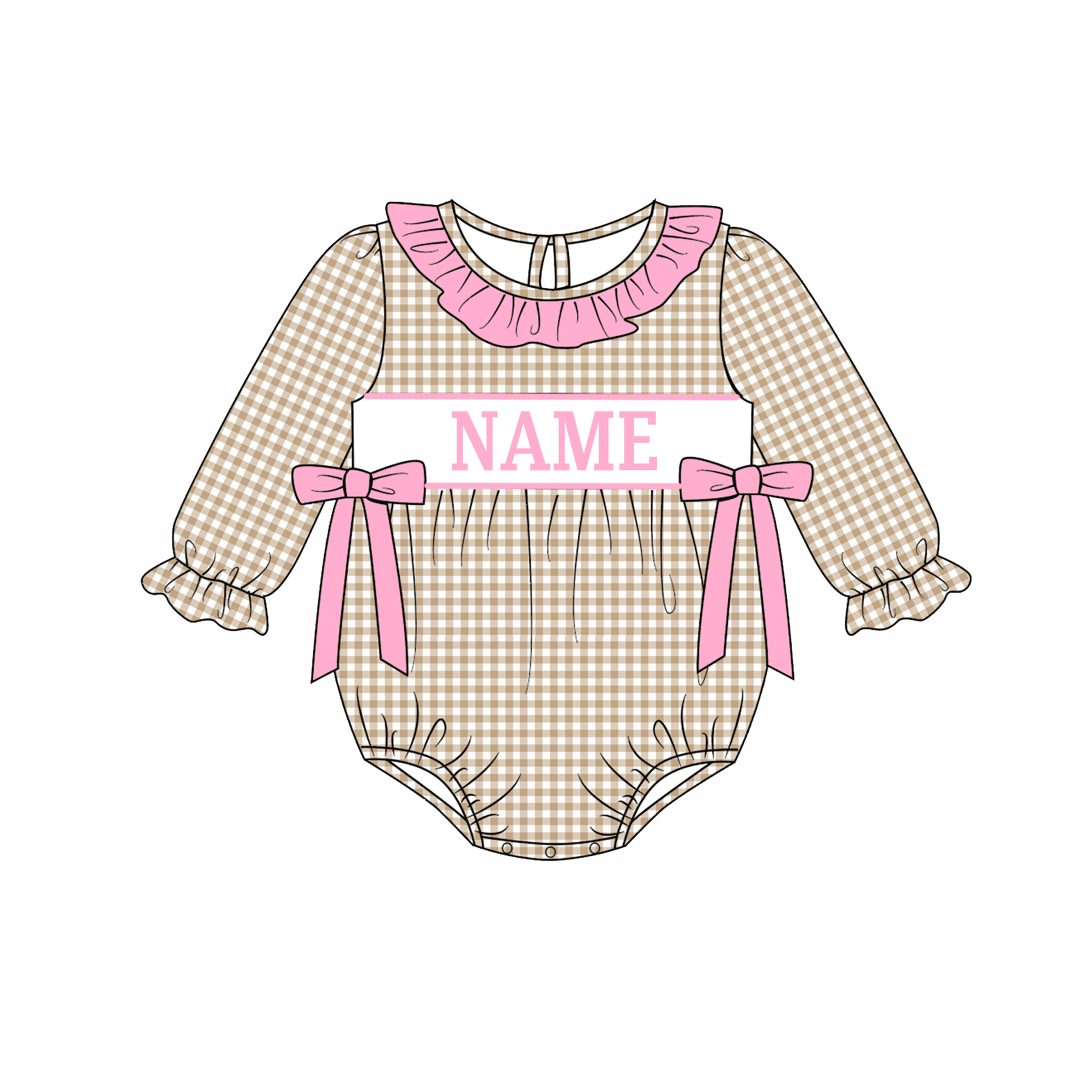 (Pre Order)Family Christmas Embroidery Smocked Dress,Set&Romper