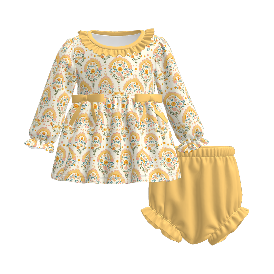 (Pre Order)Family Christmas Floral Print Dress,Set&Top