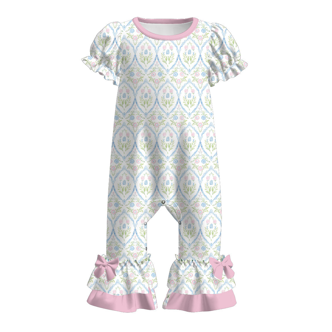 (Pre Order)Sisters Spring Floral Print Dress,Set&Romper