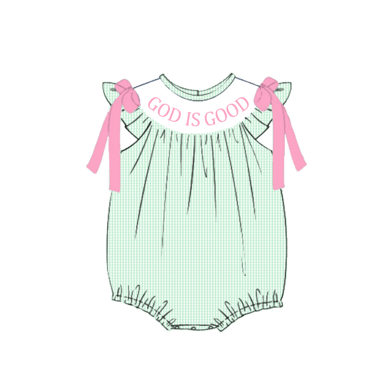 (Pre Order)Sisters Easter Embroidery Smocked Dress&Romper