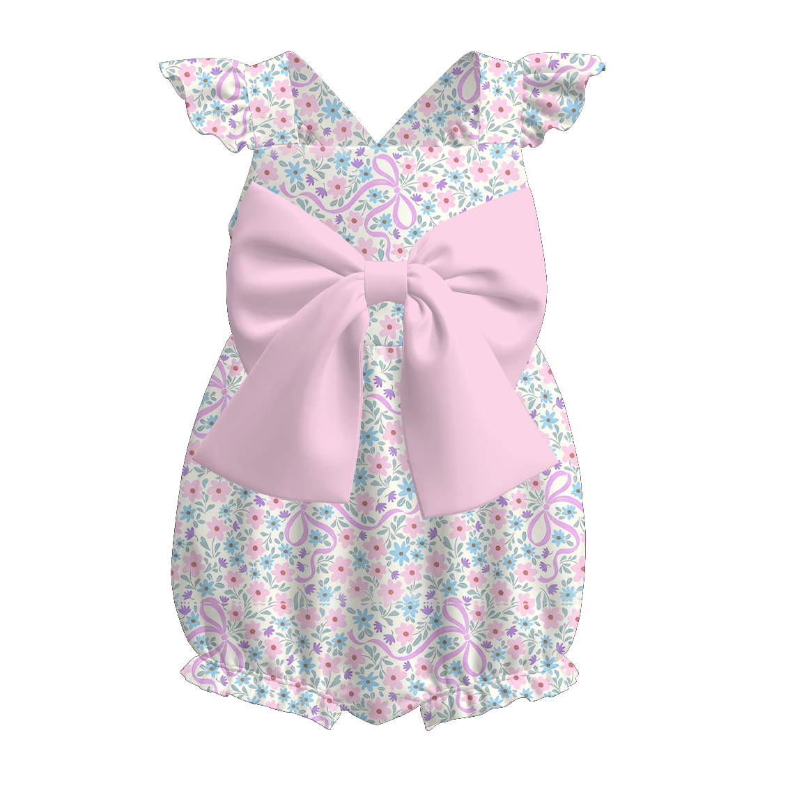 (Pre Order)Family Spring&Summer Floral Print Dress,Set&Romper
