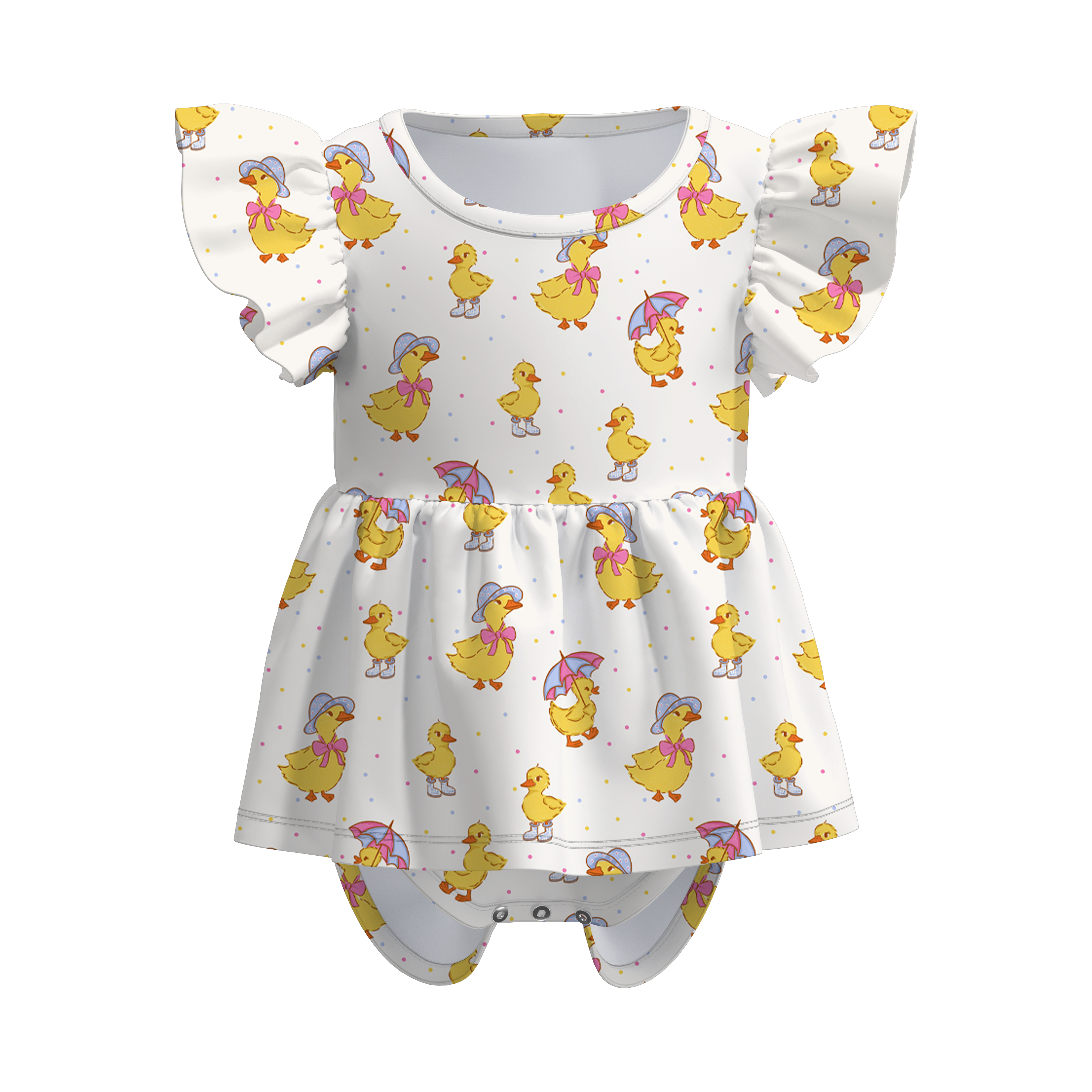 (Pre Order)Sisters Spring&Summer Goose Print Dress,Set&Romper
