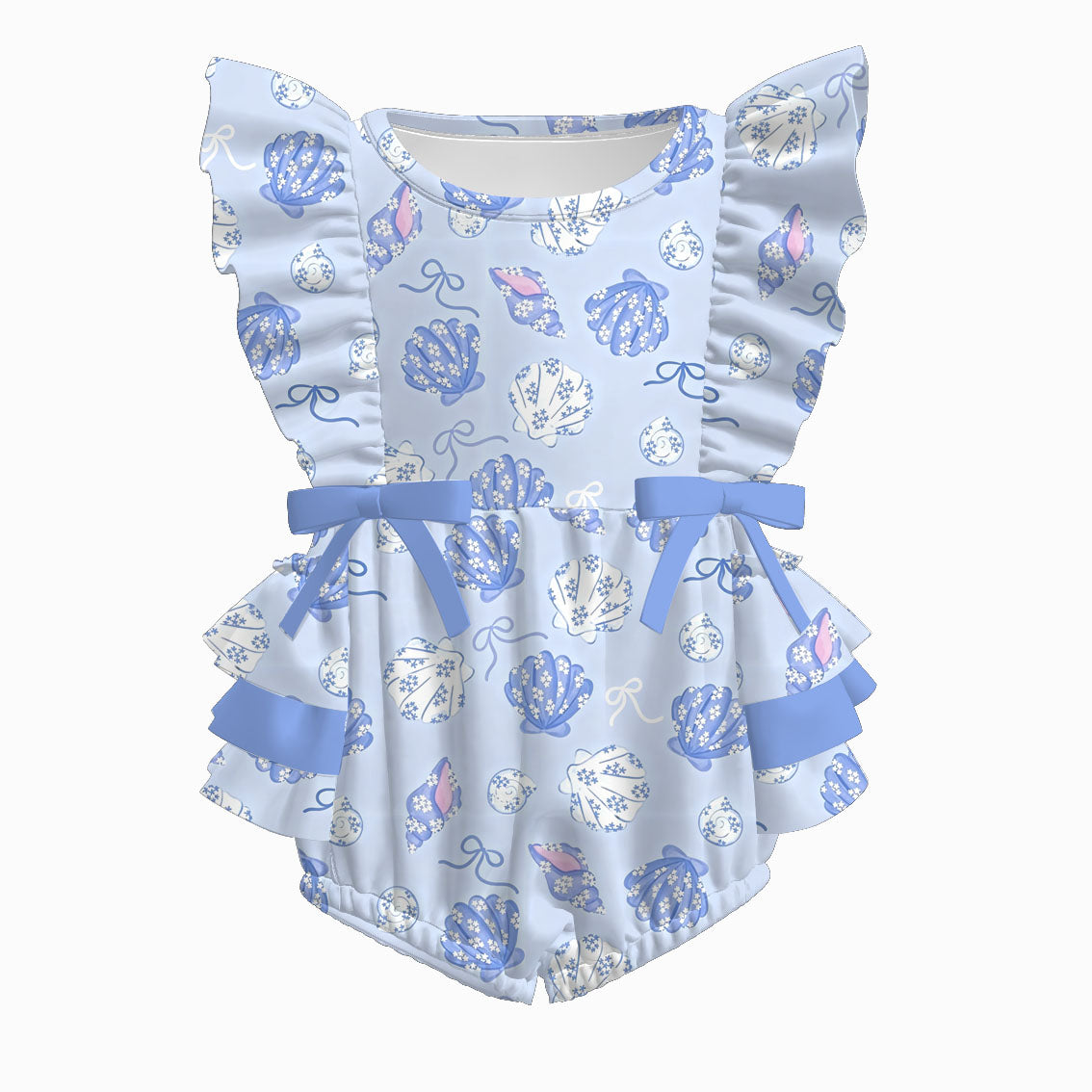 (Pre Order+Prepack Zone)Toddler Girls Spring&Summer Print Romper