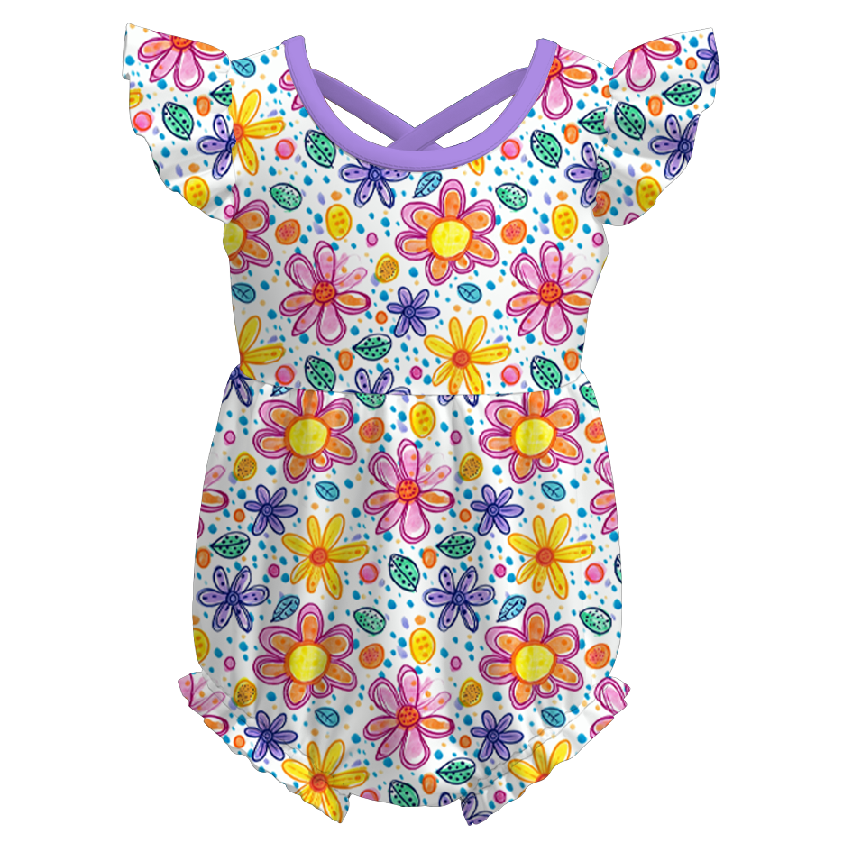 (Pre Order+Prepack Zone)Sisters Spring&Summer Floral Print Dress&Romper