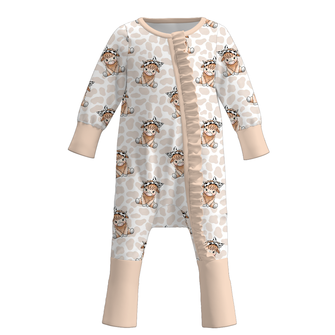 (Pre Order+Prepack Zone)Siblings Fall Cow&Camping Print Dress,Set&Romper