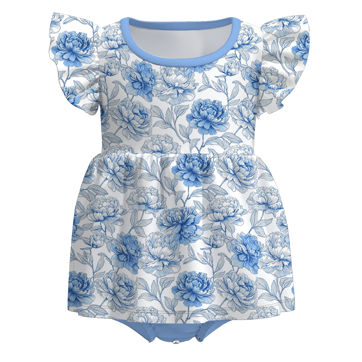 (Pre Order)Family Fall Floral Print Skort Set&Romper