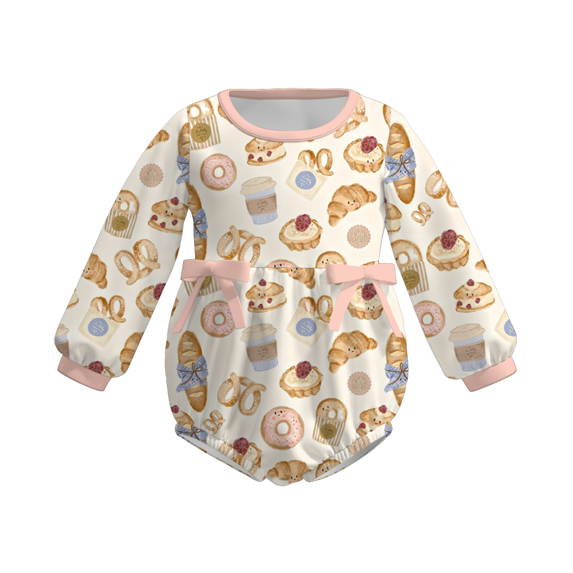 (Pre Order+Prepack Zone)Siblings Fall Dessert Print Dress,Set,Pants&Romper