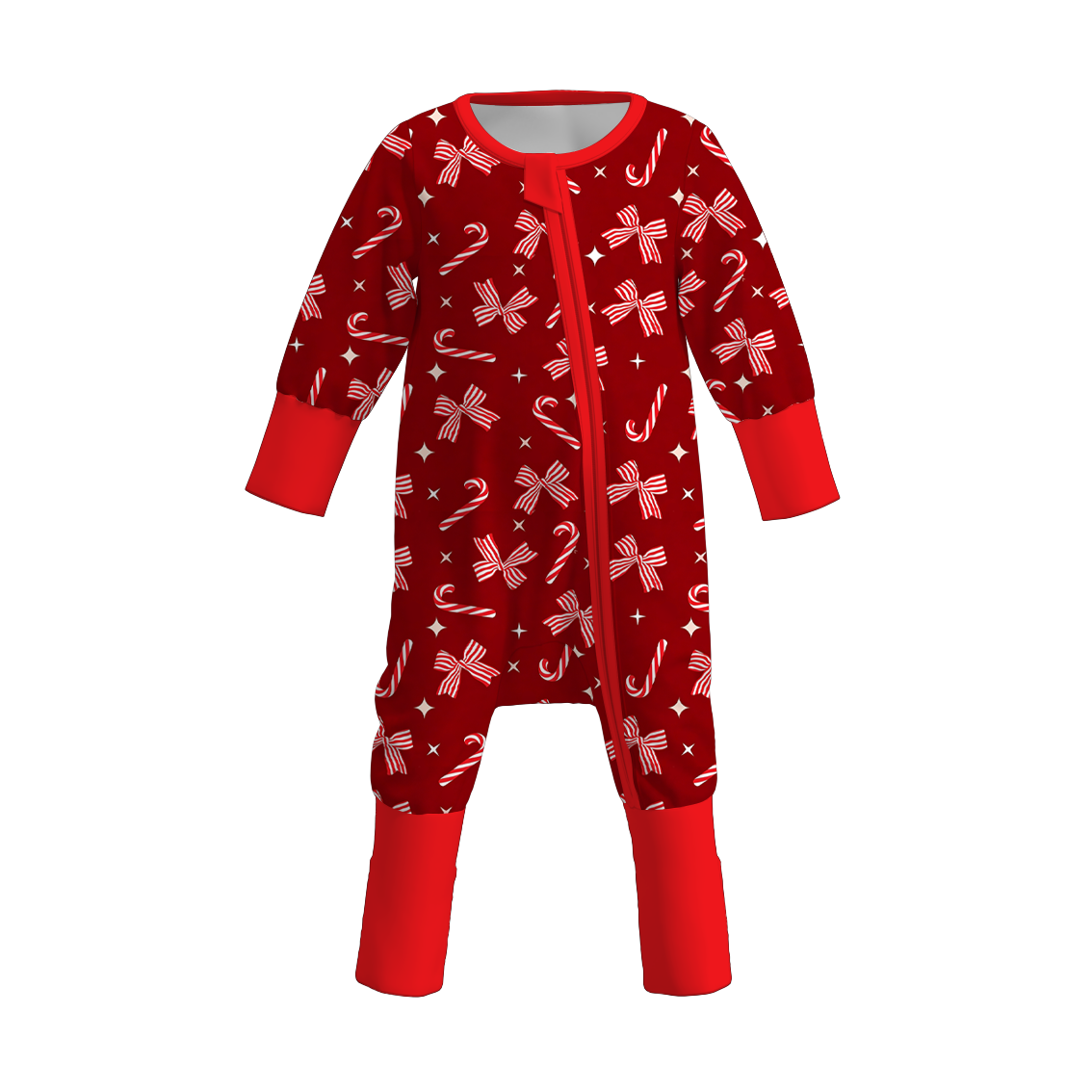 (Pre Order)Sisters Christmas Print Dress&Romper