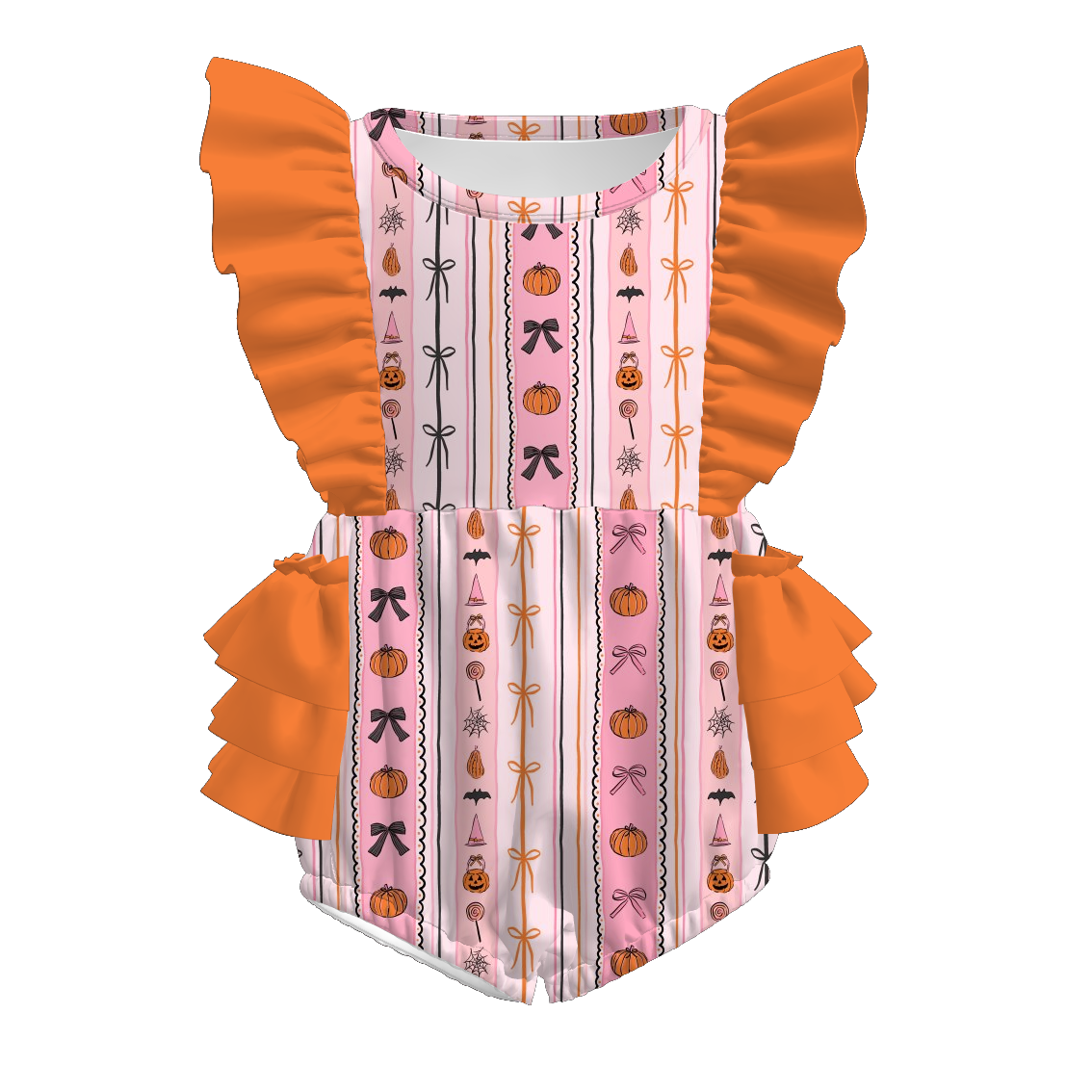 (Pre Order)Sisters Halloween Print Dress,Set&Romper