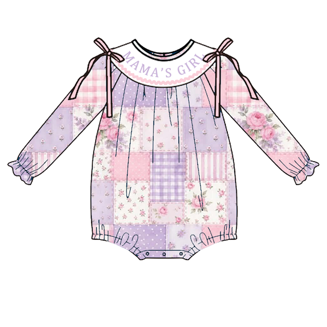 (Weekly Pre-Order)Sisters Spring&Summer MAMAS GIRL Embroidery Smocked Dress,Set&Romper(Ends 10.28)