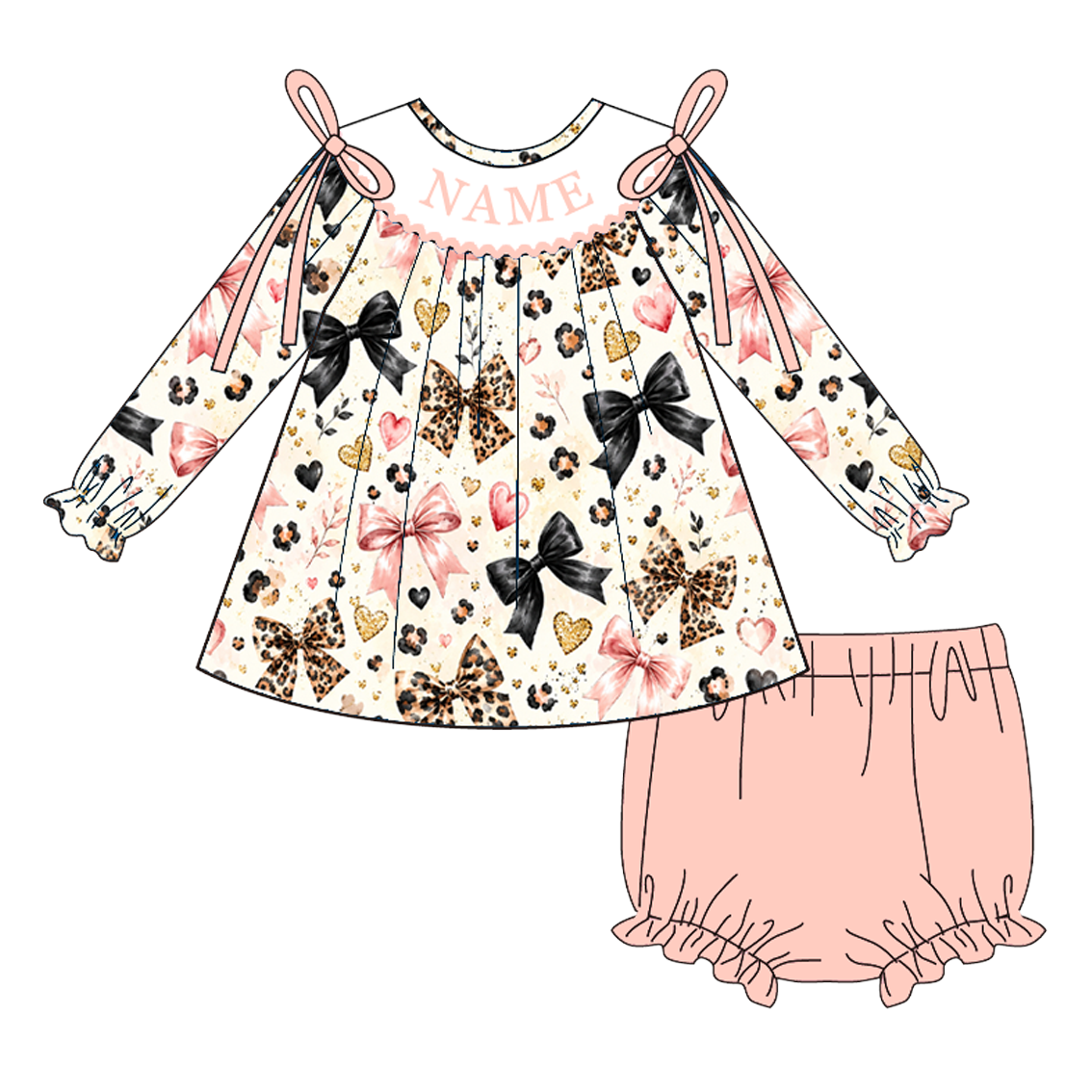 (Weekly Pre-Order)Sisters Spring&Summer Bow Embroidery Smocked Dress,Set&Romper(Ends 10.28)