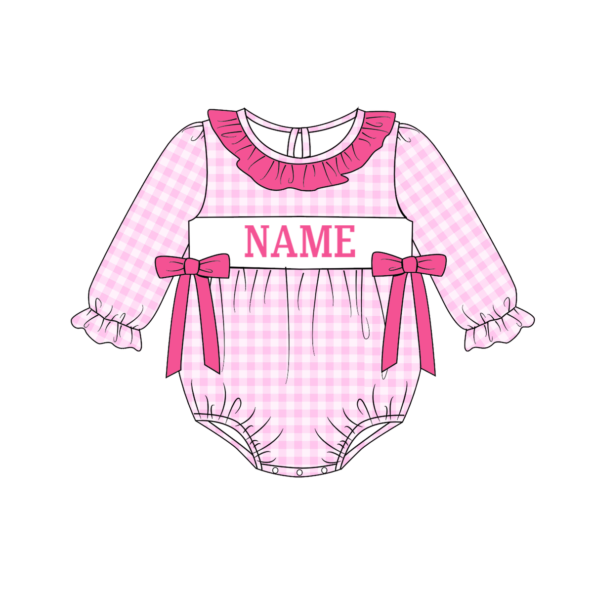 (Weekly Pre-Order)Siblings Spring&Summer Plaid Embroidery Smocked Dress,Set&Romper(Ends 11.1)