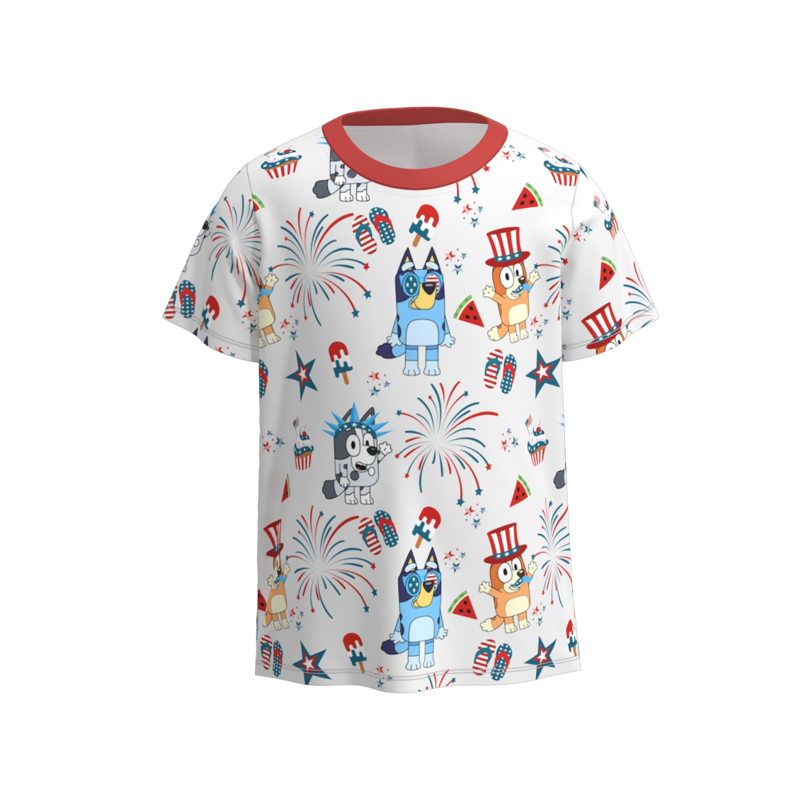 (Pre Order)Boys Character Short Sleeves T-Shirt