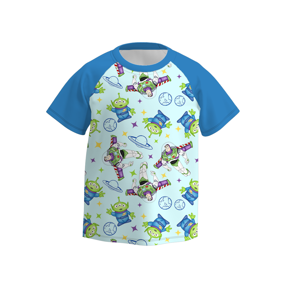 (Pre Order)Boys Summer Toy Story Print Short Sleeves Top