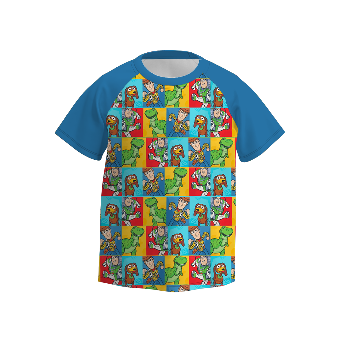 (Pre Order)Boys Summer Toy Story Print Short Sleeves Top