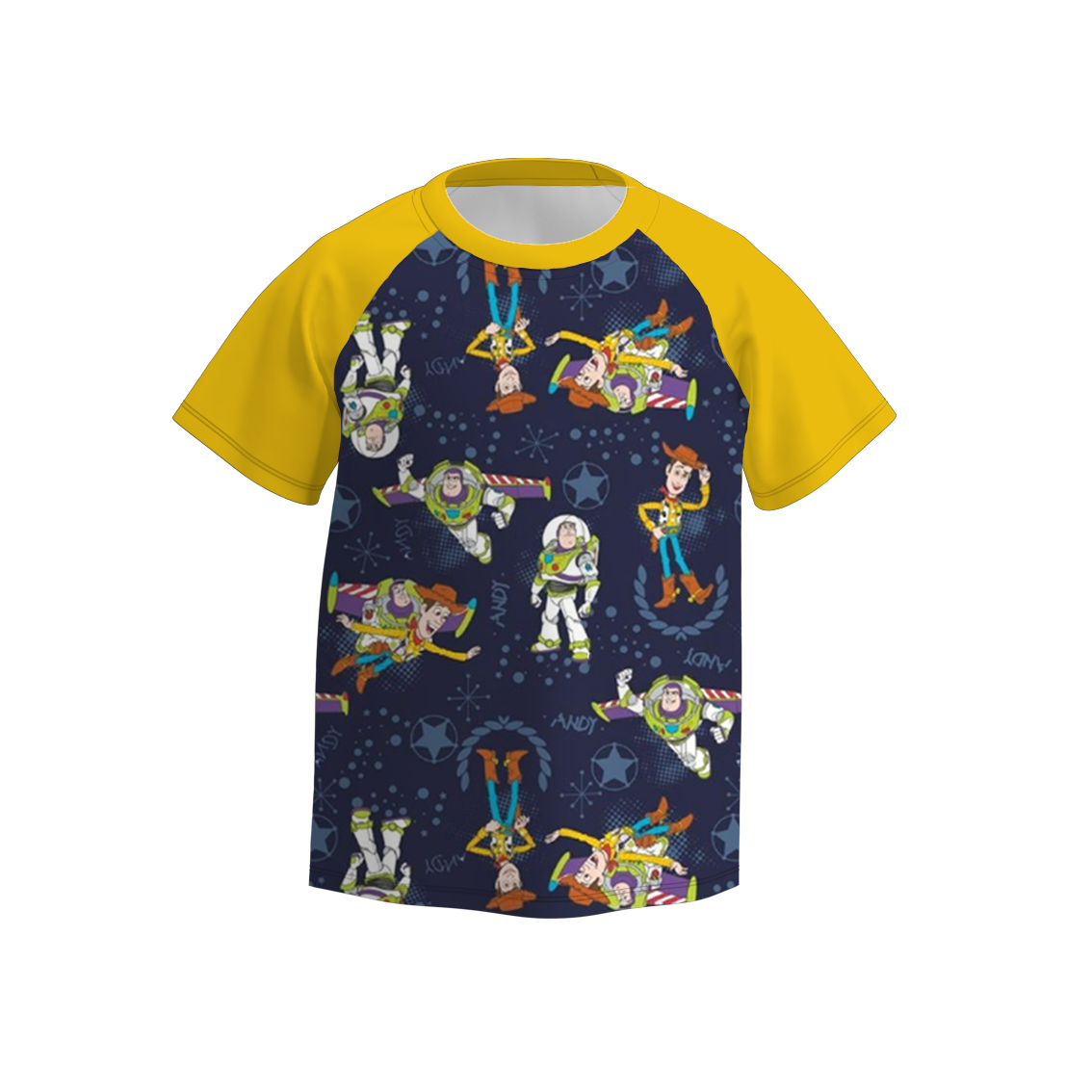 (Pre Order)Boys Summer Toy Story Print Short Sleeves Top