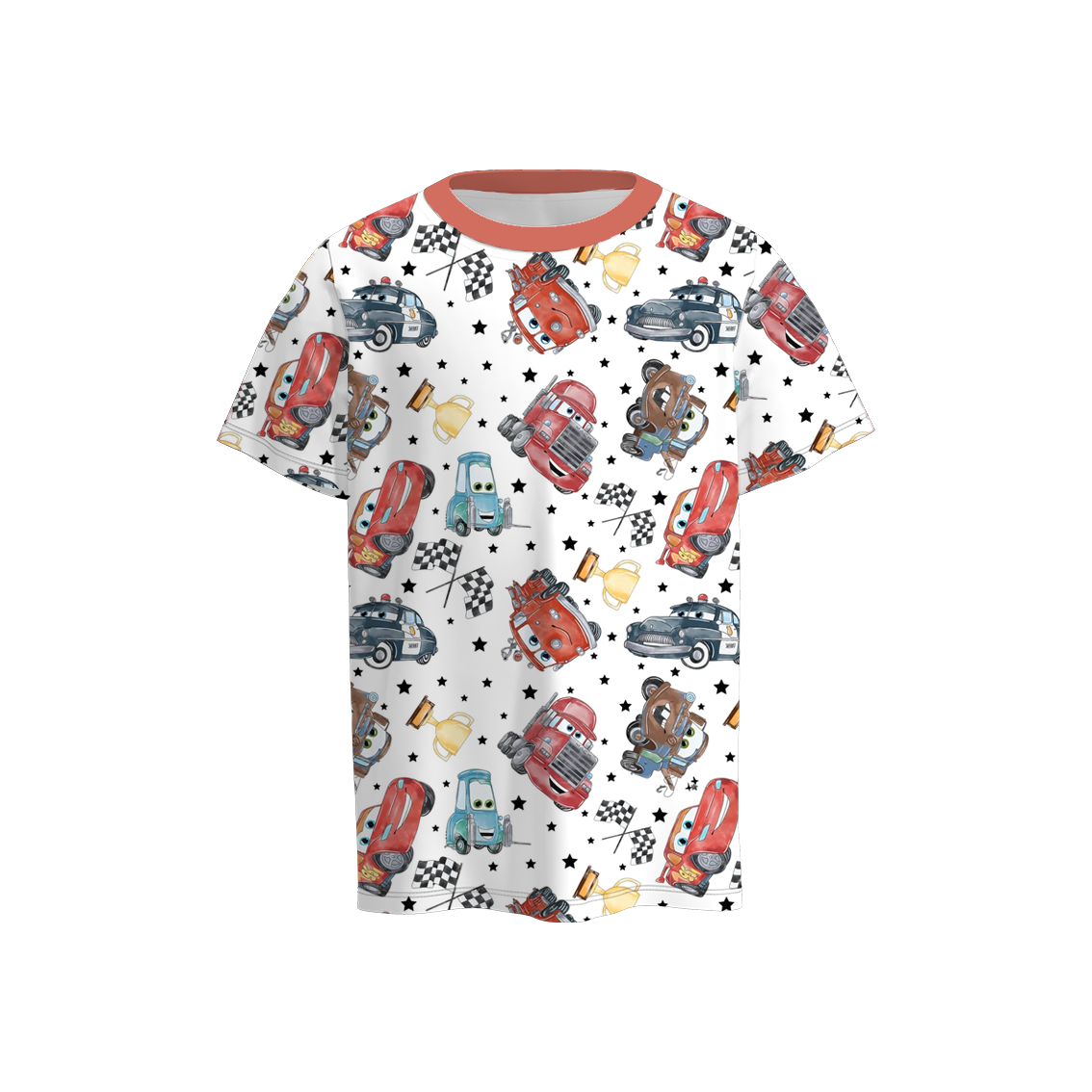 (Pre Order)Boys Summer Cars Pixar Print Shirt