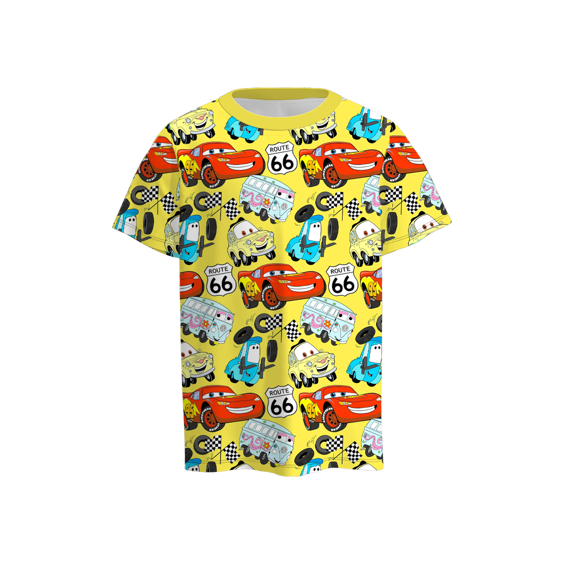 (Pre Order)Boys Summer Cars Pixar Print Shirt